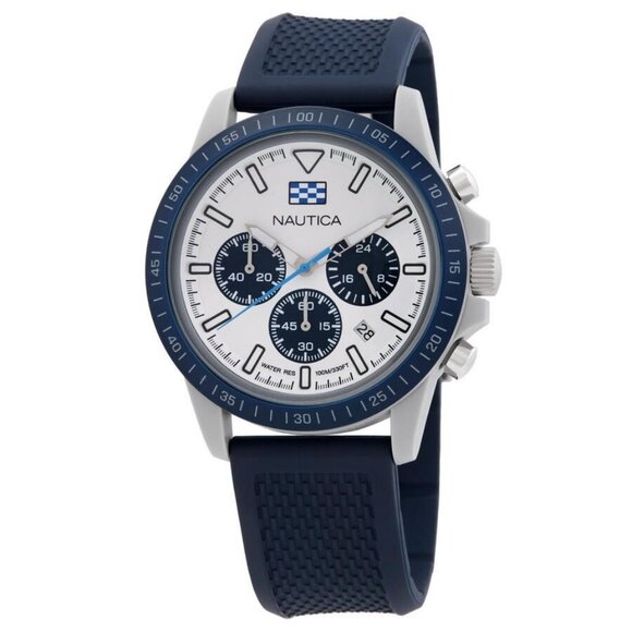 FX04414B NWT Nautica Fashion Men's Quartz Ceramic Authentic Watch - Picture 1 of 3